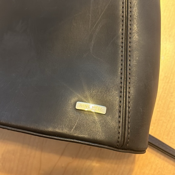 Nine West Small Leather Satchel Crossbody - Picture 6 of 6